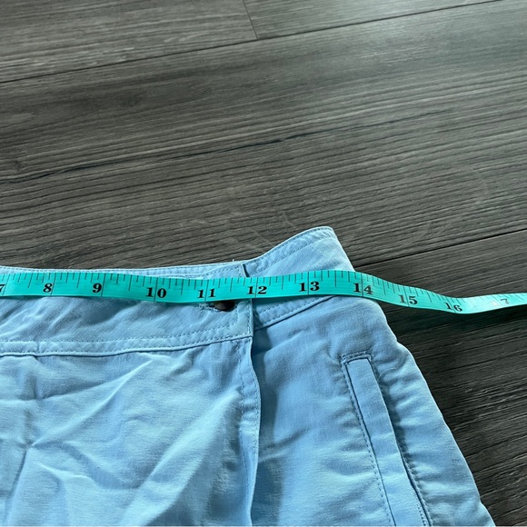 L.L. Bean Womens Light Blue Skort Wrap Zip Closure Size 6 100% Nylon - Picture 5 of 7